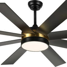 Load image into Gallery viewer, Dextrus 60 in Modern LED Outdoor/ Indoor Ceiling Fan with Remote Control