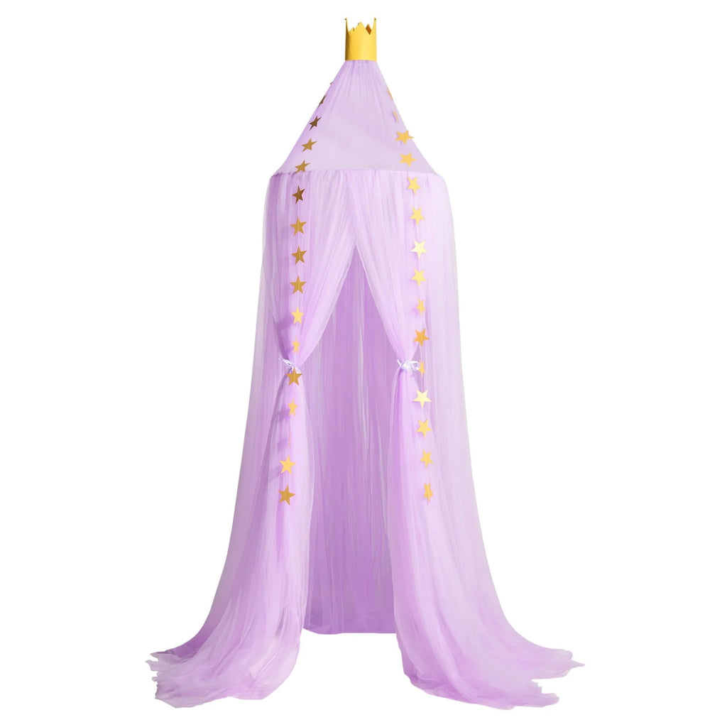 EQWLJWE Kids Bed Canopy - Play Tent with Dome Hanging from Ceiling for Girls Boys Room - Reading Nook Princess Castle - Girl Bedroom Decor - Mosquito Net on Crib Beds - Bedroom Nursery Baby Corner