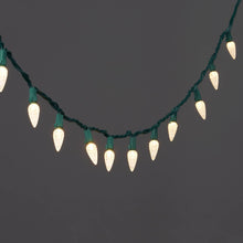 Load image into Gallery viewer, 60ct LED C6 Faceted Christmas String Lights Warm White with Green Wire - Wondershop