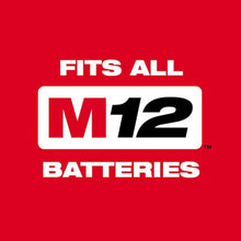 Load image into Gallery viewer, M12 FUEL 12V Lithium - Ion Cordless 3/8 In. Ratchet and 1/4 In. Impact Driver Kit (2 - Tool) W/Batteries, Charger &amp; Bag