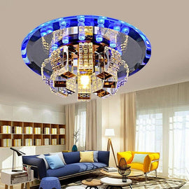 Crystal Chandelier LED Lamp House of Hampton, Home Lighting Fixture