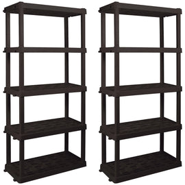 Hyper Tough Large 5-Tier Shelving Unit, W36 x D18 x H74