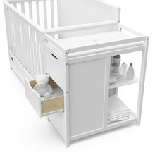 Load image into Gallery viewer, Graco Hadley 5-in-1 Convertible Crib and Changer with Drawer