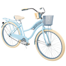 Load image into Gallery viewer, Huffy 26" Nel Lusso Cruiser Bike, Fits Riders 5'0"+, Light Blue, Adult, Women'S