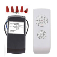 Load image into Gallery viewer, LPHUMEX Universal Ceiling Fan Remote Control Kit, 3 - in - 1 Ceiling Fan Light Timing &amp; Speed Remote, for Hunter/Harbor breeze/westinghouse