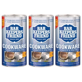 (3 Pack) Bar Keepers Friend Cookware and Sink Cleaner - 12 oz. Each