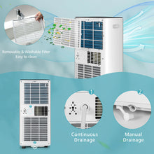 Load image into Gallery viewer, Costway 10000 BTU Portable Air Conditioner 3 - in - 1 Air Cooler with Fan Dehum Sleep Mode