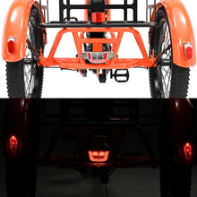 Load image into Gallery viewer, ABORON 3.0 Fat Tire Electric Trike for Senior Foldable E - Bike, 500W Motorized Tricycle Adult 20" Folding 3 Wheel Electric Commute Bike Trike W/48V