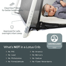 Load image into Gallery viewer, Guava Lotus Travel Crib with Comfy Mattress for Babies &amp; Toddlers