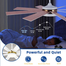 Load image into Gallery viewer, Dextrus 60 in Modern LED Outdoor/ Indoor Ceiling Fan with Remote Control