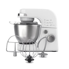 Load image into Gallery viewer, Hamilton Beach 4 Quart Stand Mixer for Kitchen, 7 Speeds, Tilt - Head, Dough Hook, Whisk &amp; Flat Beater, White