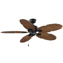 Load image into Gallery viewer, Hampton Bay 32719 Lillycrest II 52 in. Indoor/Outdoor Matte Black Wet Rated Ceiling Fan with 5 Weather Resistant QuickInstall Blades