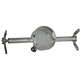 Hubbell Raco 936 4 in. Round Retro - Brace Ceiling Fan - Rated Support 4 in Gray