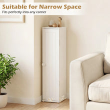 Load image into Gallery viewer, Tangkula Slim Bathroom Storage Cabinet with Door