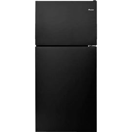 18 Cu. Ft. Top - Freezer Refrigerator Black, Kitchen Appliance