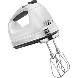 KitchenAid 9-Speed Hand Mixer, White, Kitchen Appliance