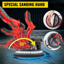 Load image into Gallery viewer, Drywall Sander 850W, Electric Drywall Sander, Electric Sander, with LED Strip Light and Vacuum Bag, Variable Speed 800 - 1750 RPM, Foldable Sheetrock