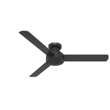 Load image into Gallery viewer, Hunter 52407 52 in. Presto Matte Black Low Profile Ceiling Fan &amp; Wall Control