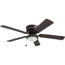 Load image into Gallery viewer, Harbor Breeze 41690 Armitage 52 - in Bronze LED Indoor Flush Mount Ceiling Fan with Light (5 - Blade)