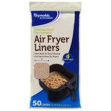 Load image into Gallery viewer, Reynolds Kitchens Air Fryer Liners, Unbleached Parchment - 50 liners