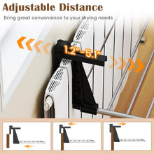 Load image into Gallery viewer, Tangkula Portable Clothes Drying Rack | Extendable Radiator Clothes Airer with Robust Aluminum Frame for Balcony Railings Windowsill