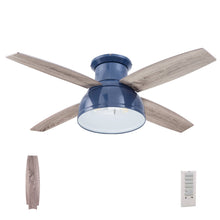 Load image into Gallery viewer, 52 inch Edora, Sapphire Blue, Remote Control, Ceiling Fan | Prominence Home