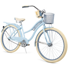 Load image into Gallery viewer, Huffy 26" Nel Lusso Cruiser Bike, Fits Riders 5'0"+, Light Blue, Adult, Women'S