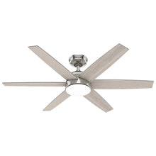 Load image into Gallery viewer, Hunter Anza 52 LED Ceiling Fan, Brushed Nickel
