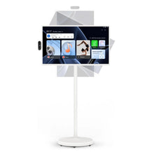 Load image into Gallery viewer, 32 - Inch Portable TV, 1080P FHD Rolling TV on Wheels with Rotatable Touch Screen, Android 13 OS, 8G RAM+128G Storage, Built - in Battery, Full Swivel