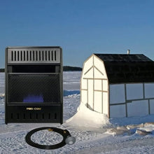 Load image into Gallery viewer, ML100TBAHR Ventless Propane Gas Blue Flame Space Heater with Thermostat Control